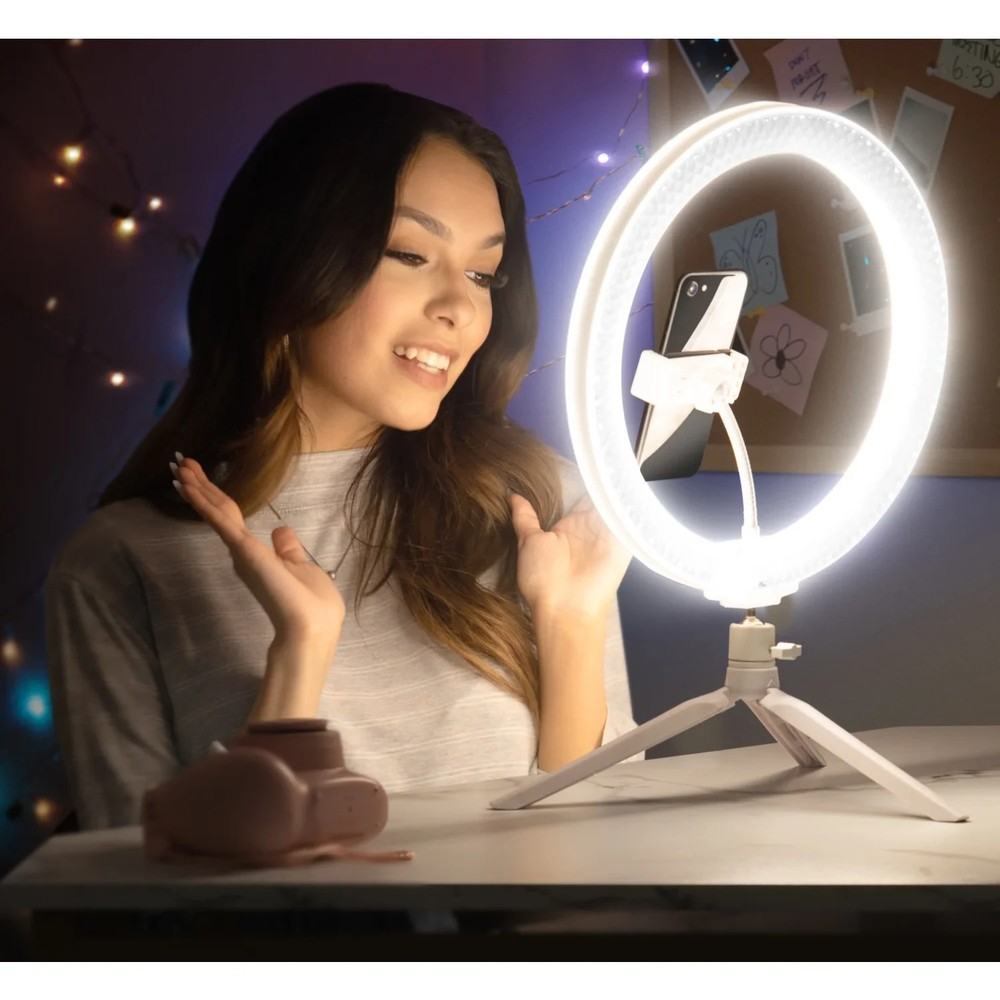 DUAL-SIDED MULTI COLOR RING LIGHT  VIVITAR--Creator Series--12”  NEW