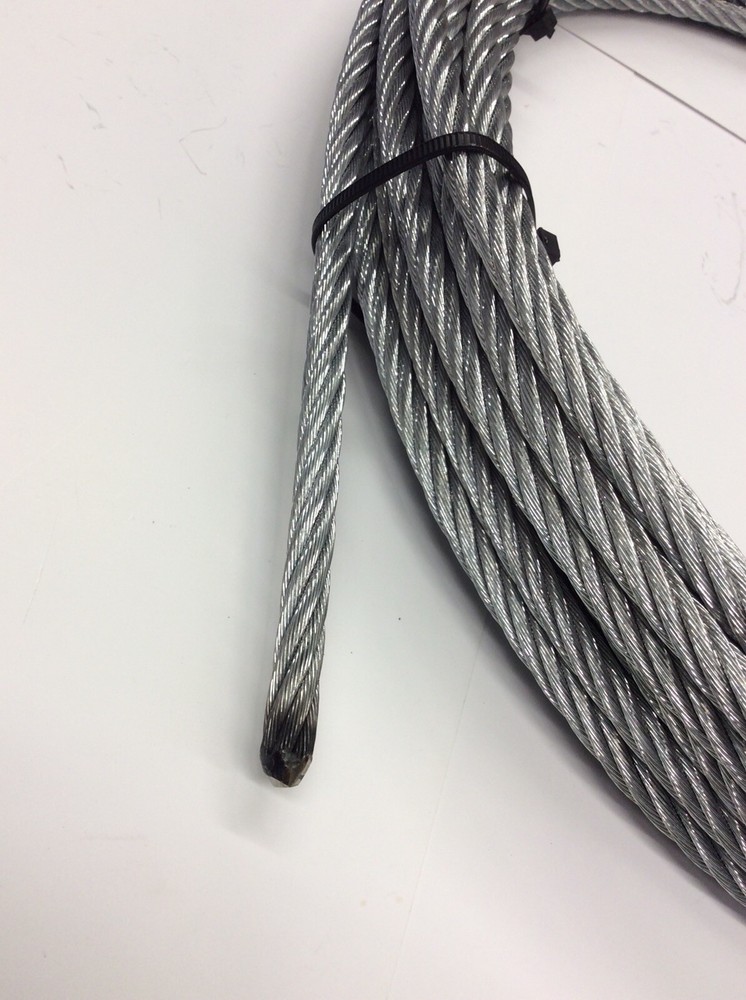 Water Service Line Slitter Puller Trenchless Pipe Replacement Cable 3/8”x 75’