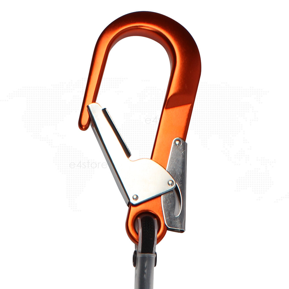 Work Positioning Lanyard 12mm Rope Adjustable Tree Tower Climbing Fall Arrest