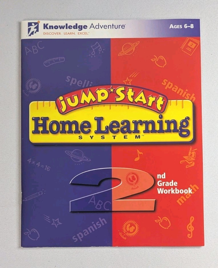 Knowledge Adventure Jump Start Home Learning System K-5 Set 1998 Workbooks More