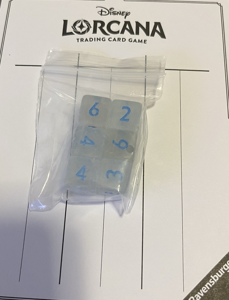 Disney Lorcana Dice Set