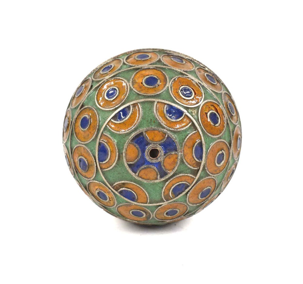 Moroccan Loose Bead Morocco Green Blue Orange African