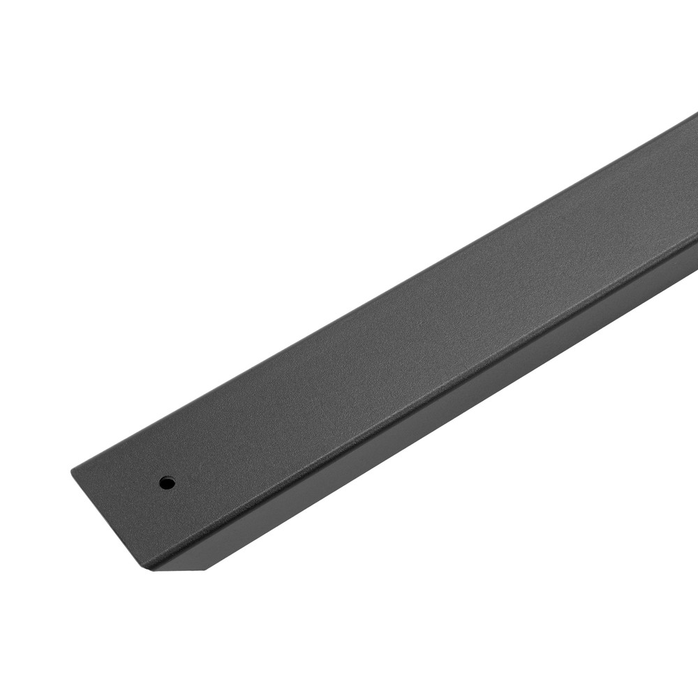 Black Subframe Connectors Full Length Raw For Ford Mustang 1979-2004 #555-5245