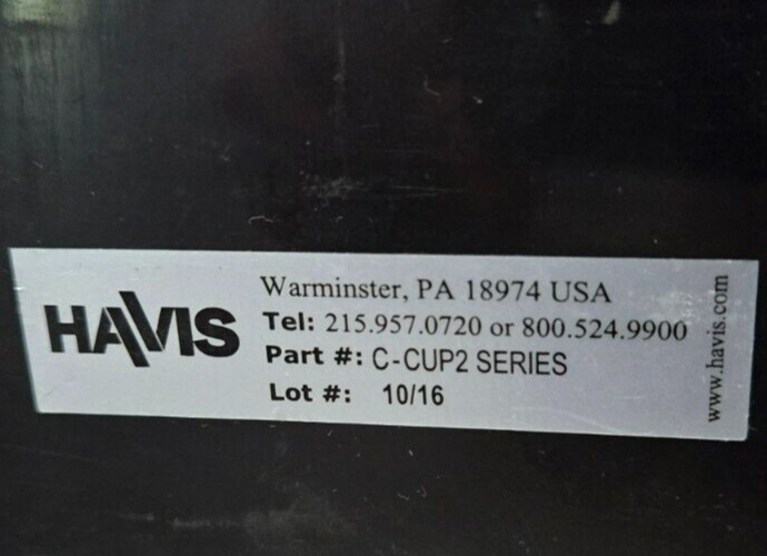 HAVIS C-CUP-2 Series, Dual Cup Holder - No Mount