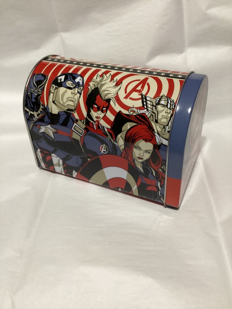 Marvel “Earth’s Mightiest Heroes” Valentines Mailbox Tin