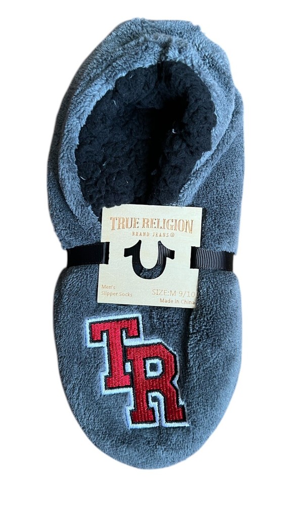 Authentic True Religion Slipper Socks Unisex M 9/10