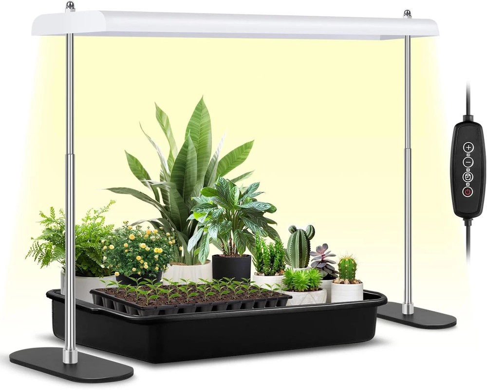 Advanced LED Grow Light Stand with Timer & Dimming for Indoor Plants