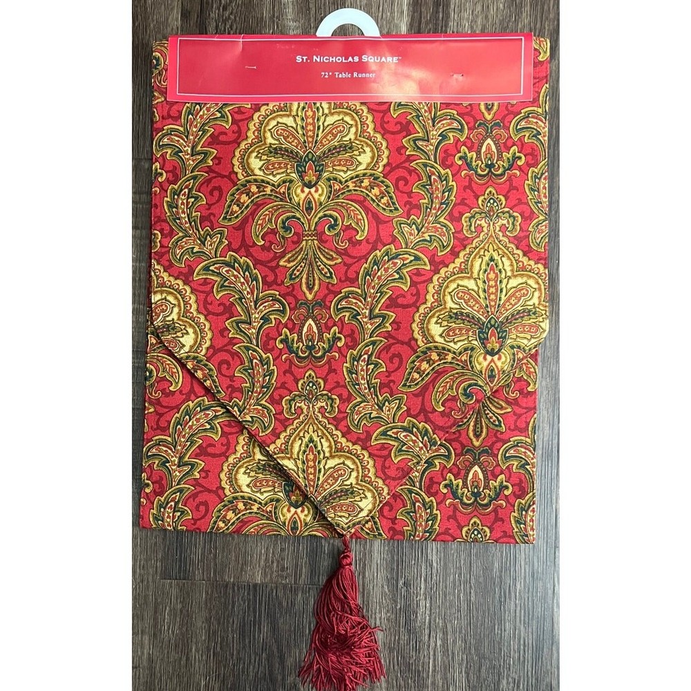 St. Nicholas Square LaScala Table Runner 72"  NWT