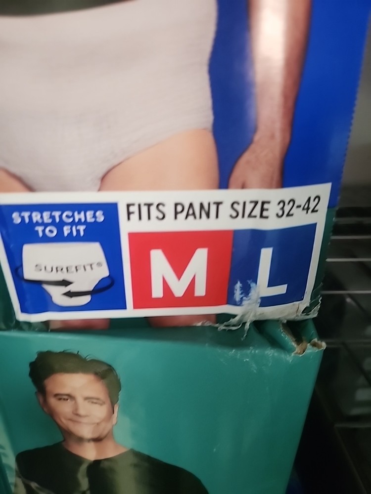 72 Depend Mens Fresh Protection Advance Pull-Ups Medium Large Pants Size 32 - 42