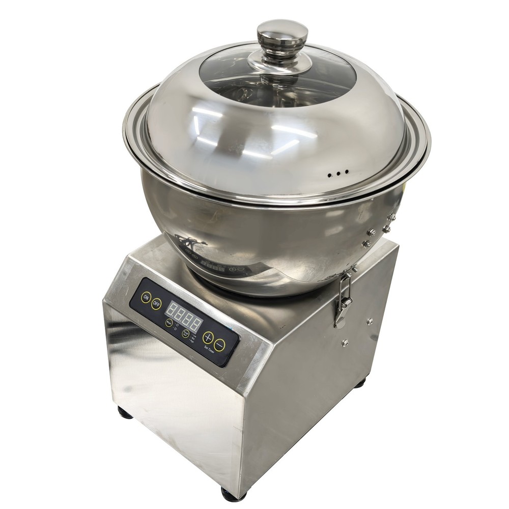 8KG Detachable Basin Type Dough Mixer Machine w/ Heating Function Timing Control