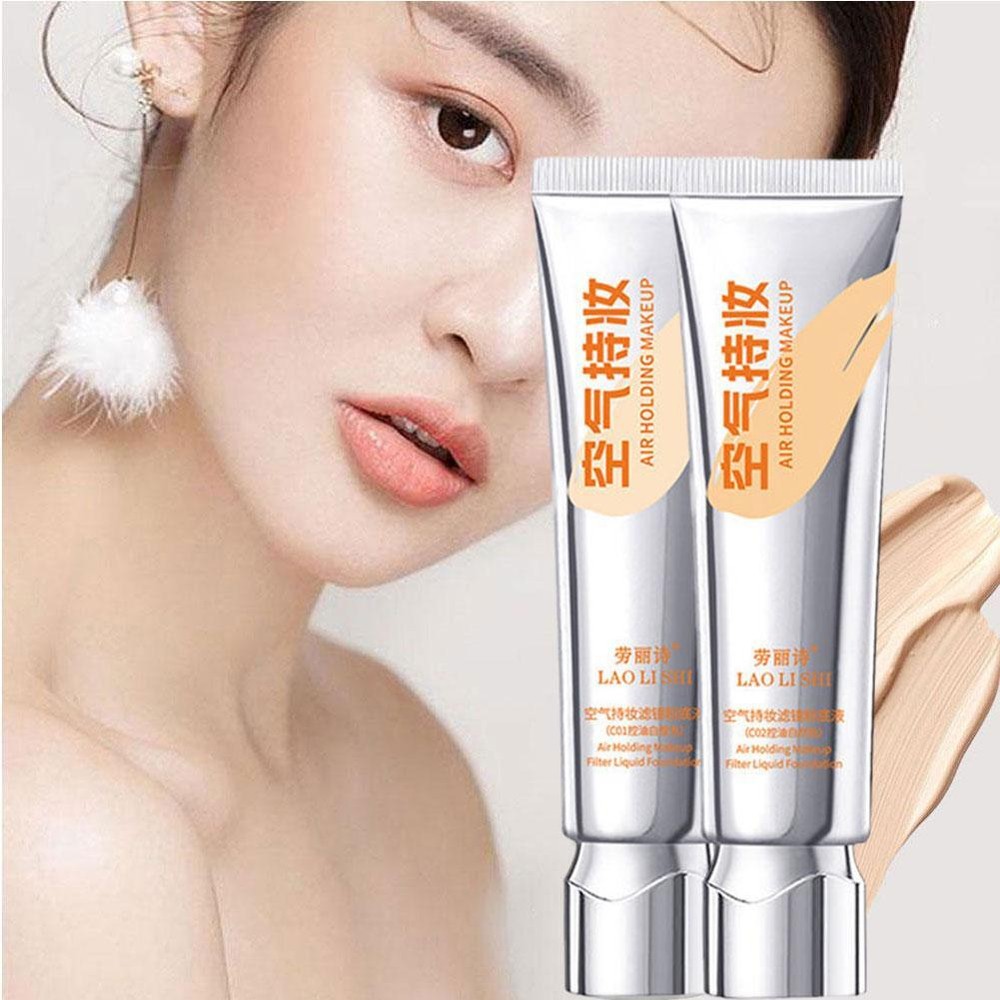 Airs Holding Filter Liquid Foundation Makeupsetting Durable Waterproof V9K7