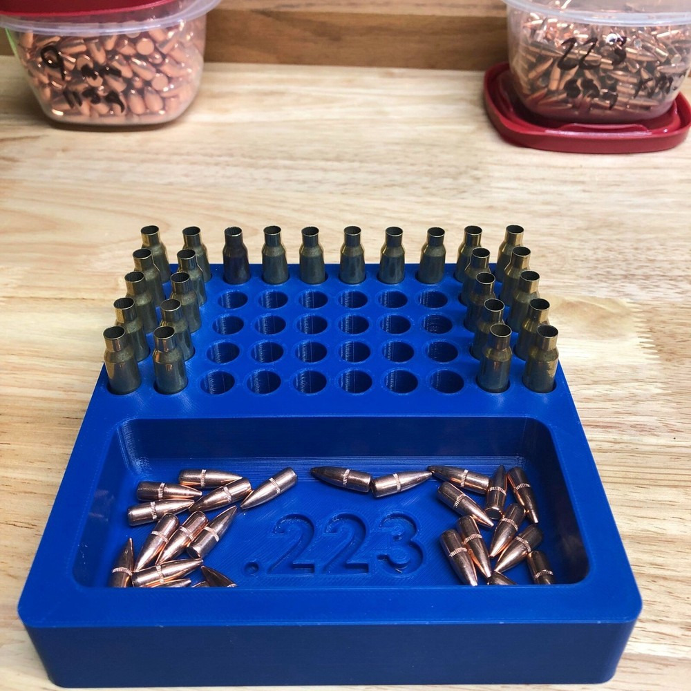 .223 Reloading Tray 50 spots / 3D Printed / Custom / Loading Tray