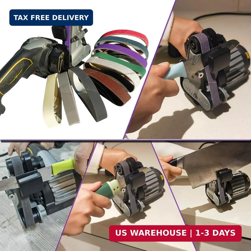 18 PCS 3/4" x 12" Replacement Knife Sharpener Sanding Belt Kit for Work Sharp Kn