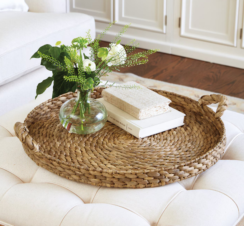 Braided Hyacinth Tray
