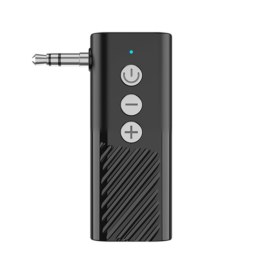 Black 3-in-1 Wireless Bluetooth 5.3 Transmitter Receiver Adapter Audio ABS
