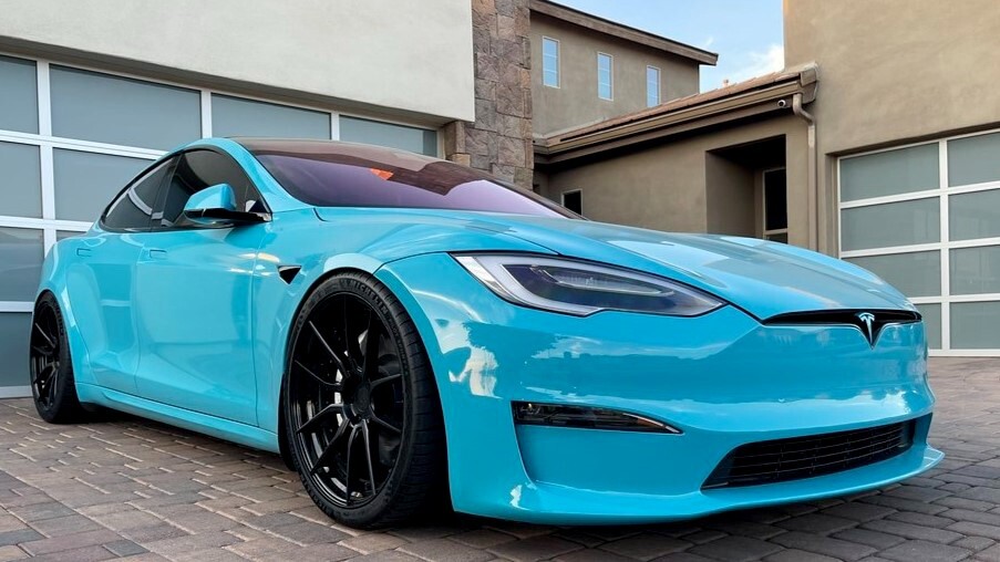 TESLA MODEL S EVOLUTION LOWERING LINKS KIT 2013 TO 2020 (PRECISION ADJUSTMENT)