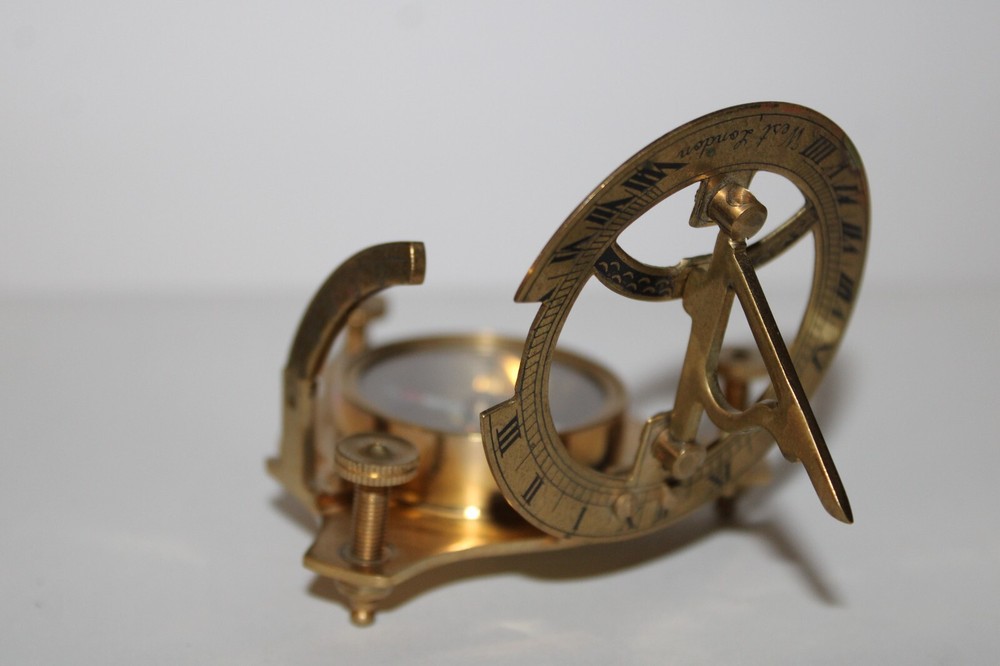West London Sundial Compass Solid Brass