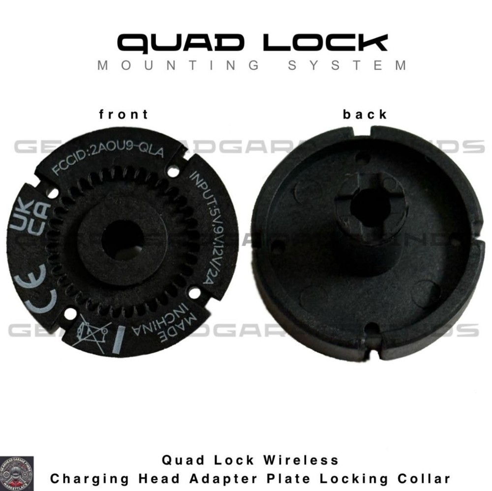 Quad Lock Replacement Wireless Charging Head Adapter Plate Locking Ring Collar