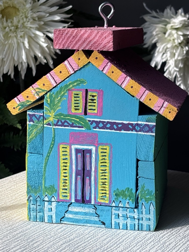 Hand Painted Birdhouse Functional And Cute