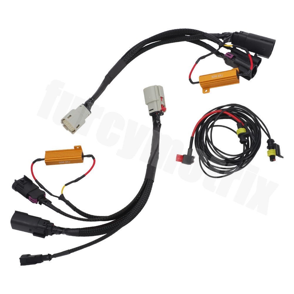 For Dodge Durango 2014+ Base To 2021 + Premium Led Headlight Conversion Cables