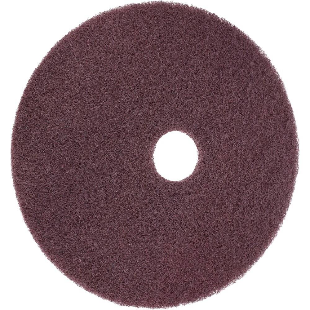 PRO SOURCE Maroon Extra Heavy Duty Floor Stripping Pads: 5 Pack, 20" Diameter