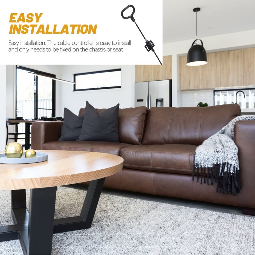 Universal Recliner Cable Replacement With Lever Handle For Sofa Chair Use