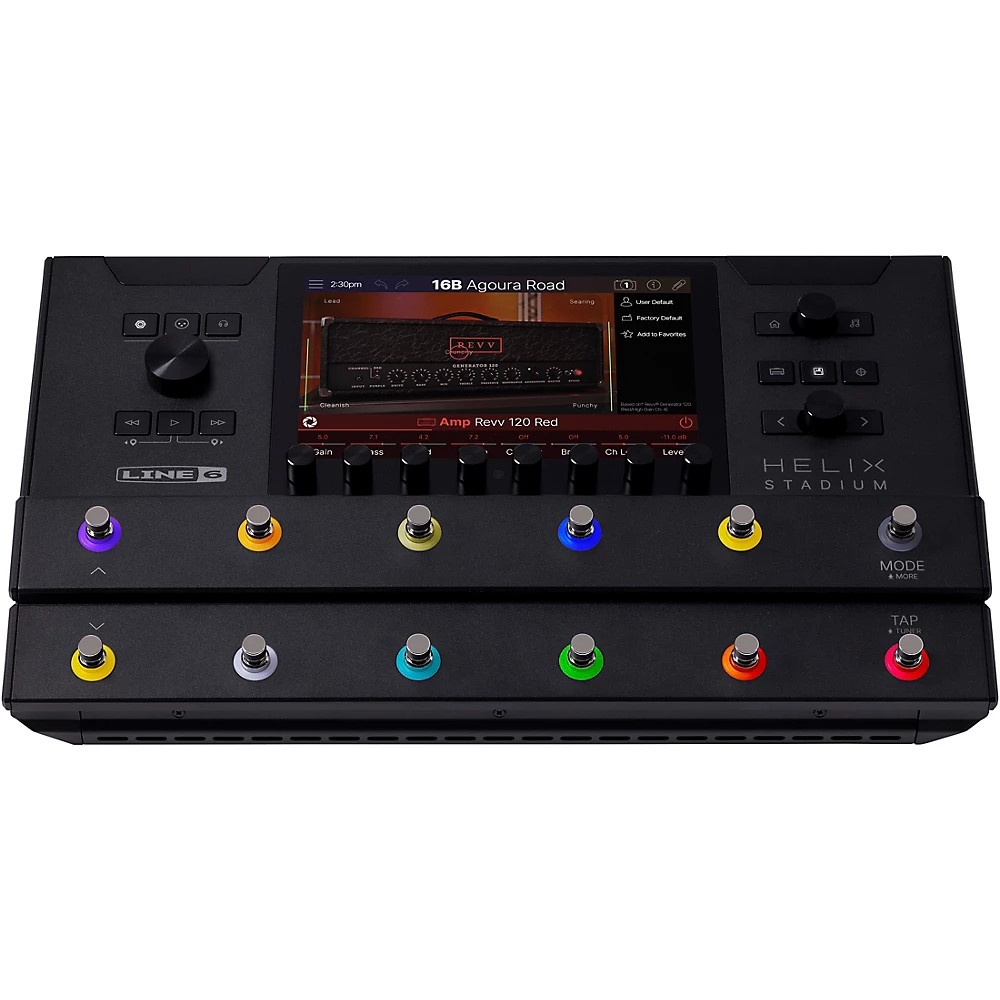 Line 6 Helix Stadium Floor Multi-Effects Guitar Processor - Black