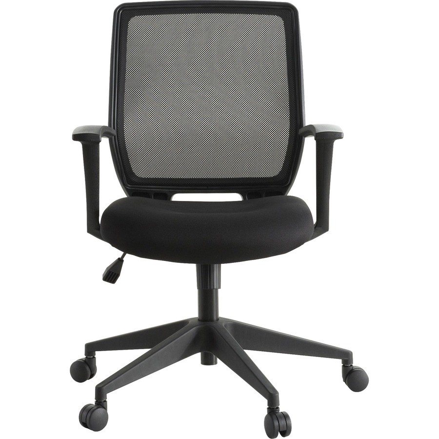 Lorell LLR84868 Executive Mid-back Work Chair Black