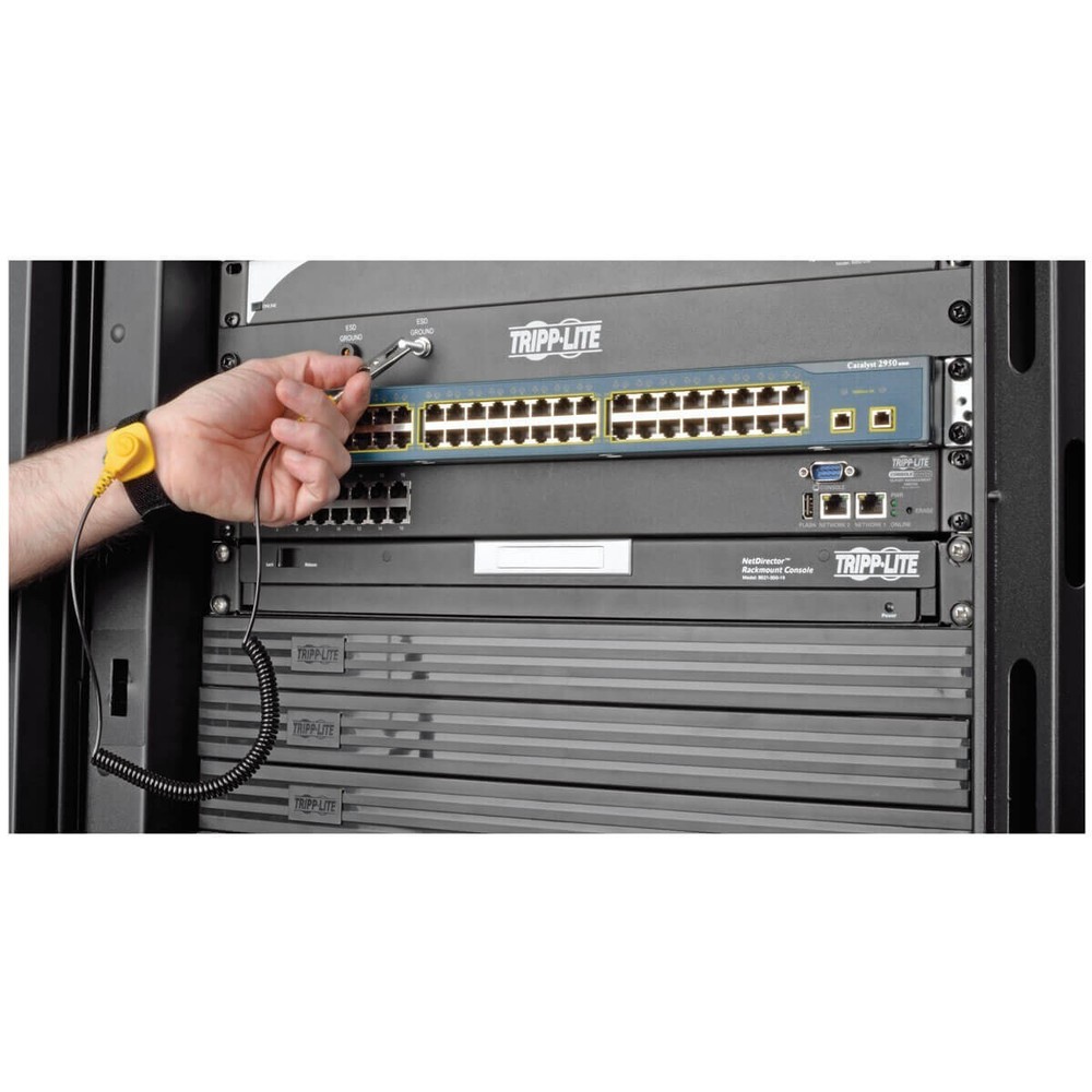 TRIPP LITE SRGROUNDPANELBC SmartRack 1U ESD Grounding Panel