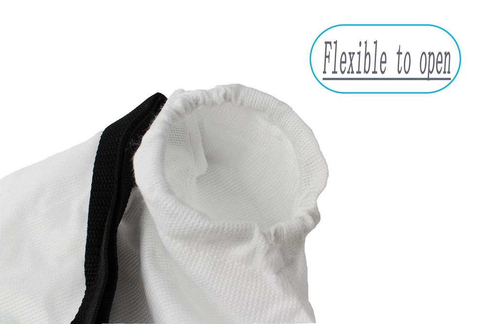 Aillsa 530095564 Vacuum Bag Leaf Blower Zippered Bottom Dump White