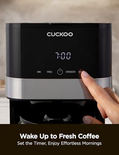 Classic 10-Cup Drip Coffee Maker, Easy To Use Coffee Machine with