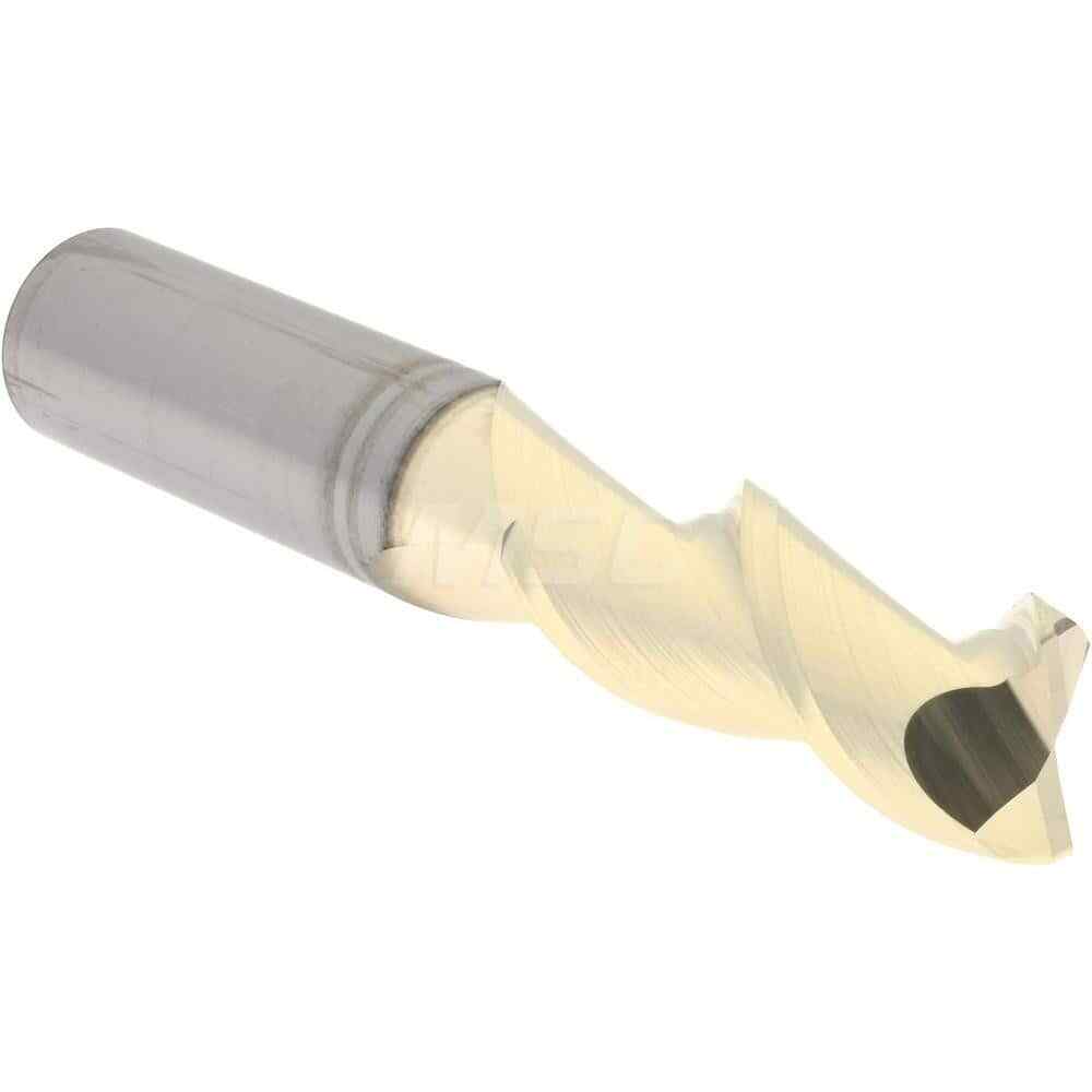 Accupro 1/2" Diam 2 Flute Single End Solid Carbide 0.03" Corner Radius End Mi...