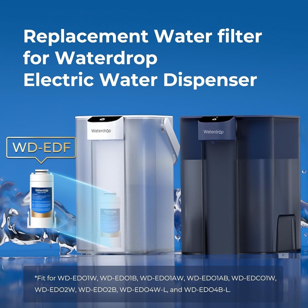 Waterdrop WD-EDF Replacement for Waterdrop Instant Water Filter Pitcher(1)