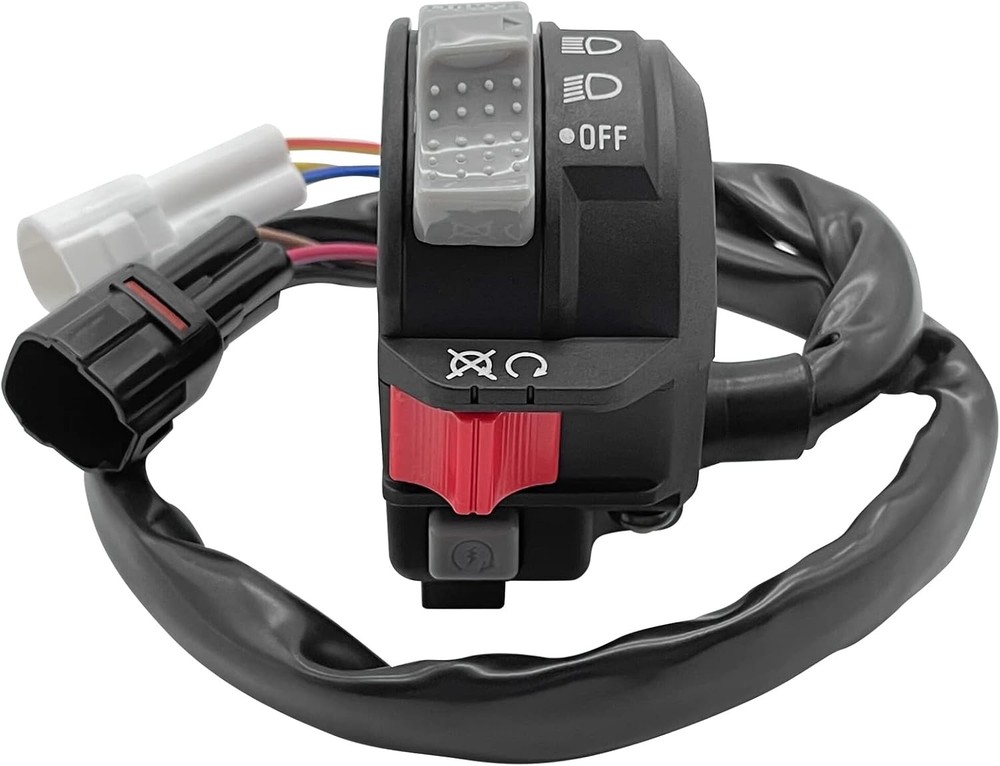 Left Handlebar Control Engine Start Run Off Headlight Switch for Yamaha ATV