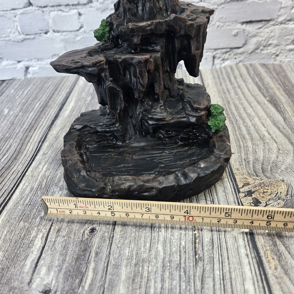 Vintage Resin Backflow Incense Burner Holder Waterfall