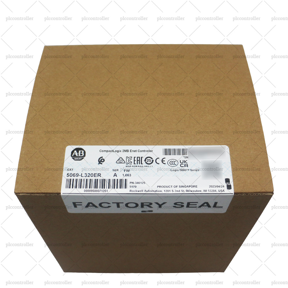 NEW Allen Bradley 5069-L320ER /A CompactLogix 2MB Enet Controller UPS Ship