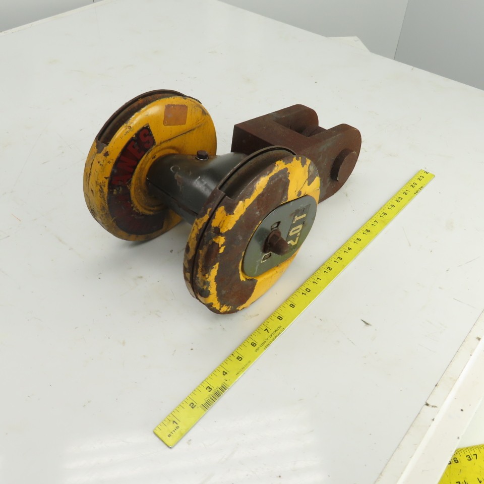 Konecranes 2 Ton Double Wire Rope Sheave Snatch Block