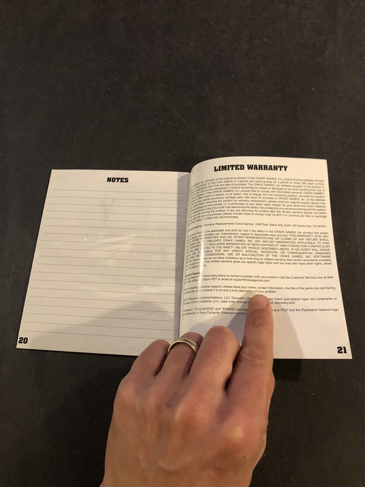 deadliest catch ps3 Manual Only