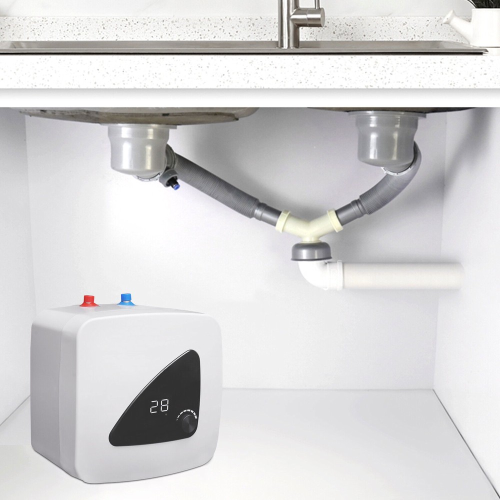 3.96 Gallon Portable Electric Water Heater Electric Hot Water Heater Storage 15L