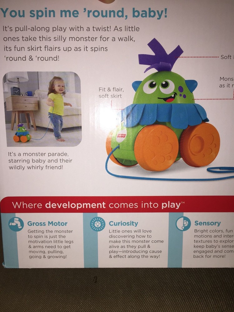 Fisher-Price Walk & Whirl Monster