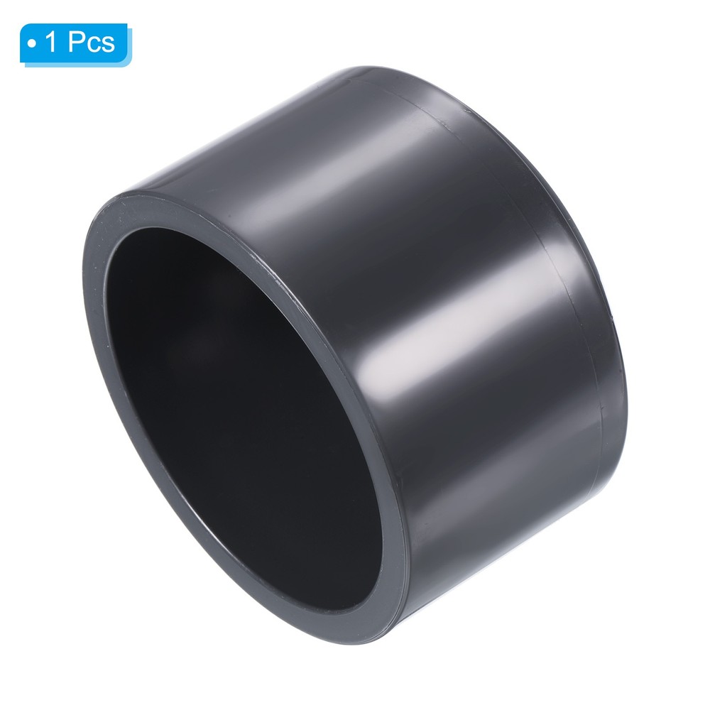 2-1/2" UPVC Pipe End Cap Fitting, Plug Socket Adapter Smooth Finish