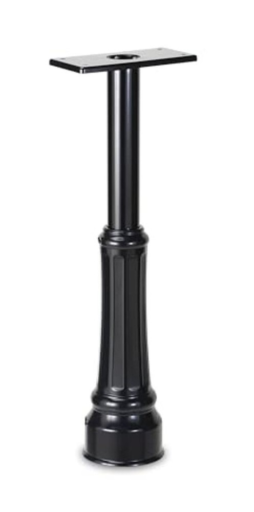 7507B Basic Post with Decorative Cover Black
