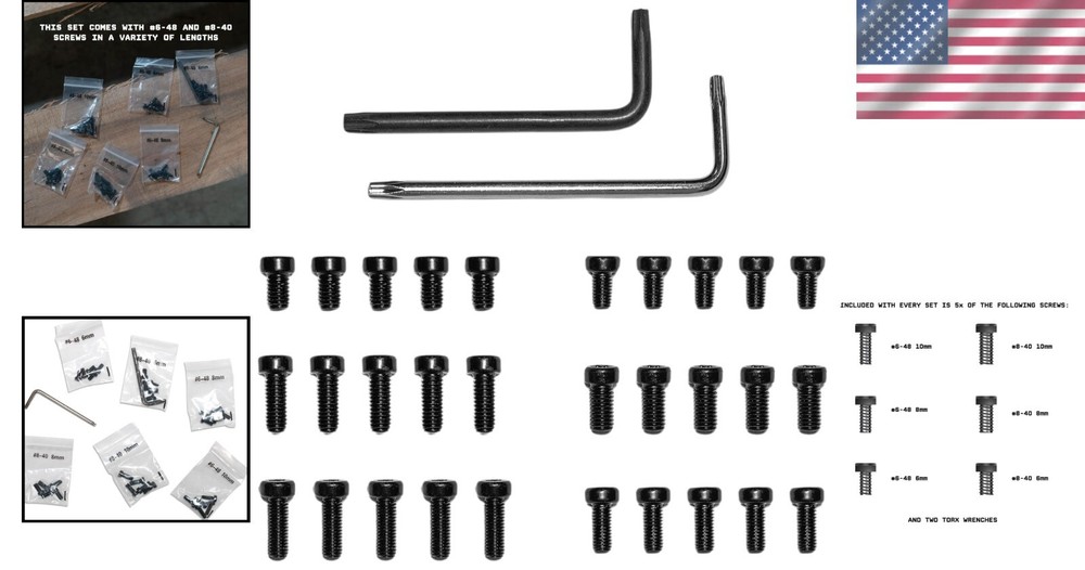 Ultimate Gunsmithing Screw Set: 6 Sizes, , Torx Resistant