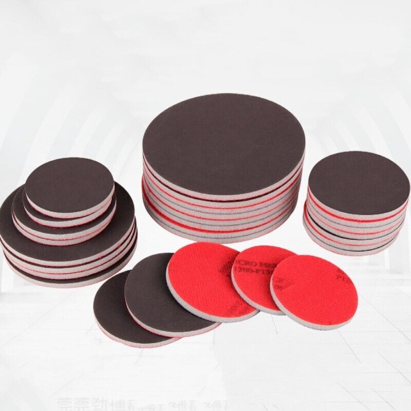 30pcs 2000 Grit Sanding Sponge 5 Inch Hook and Loop Sponge Sanding Disc Wet/Dry