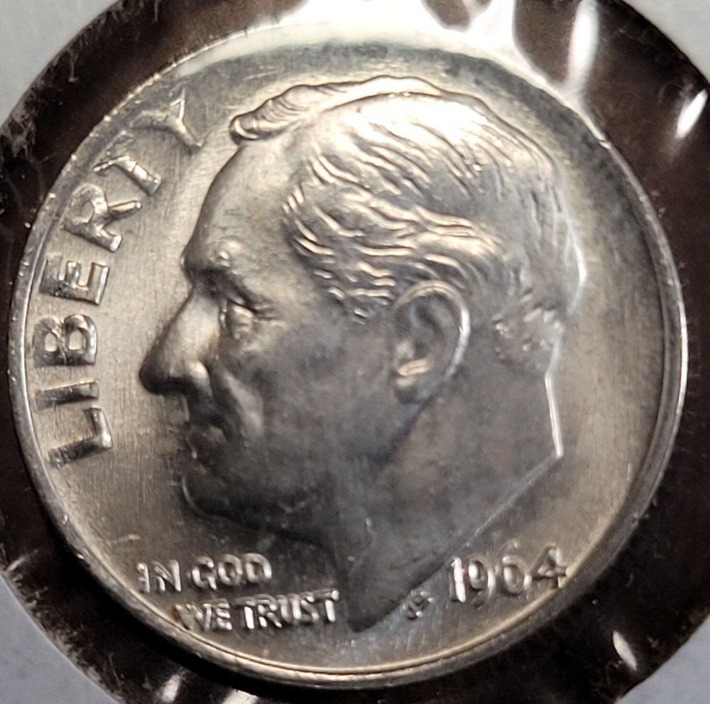 1964 Dime us uncirculated Silver BU