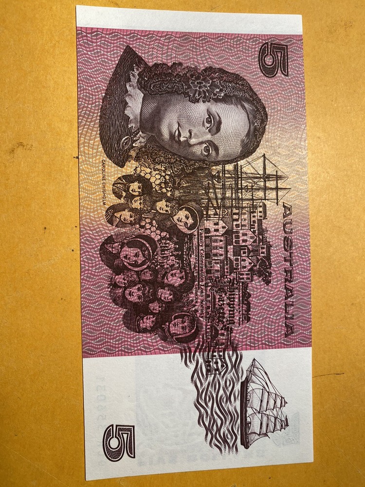 AUSTRALIA 5 Dollars 1985, P-44e Johnson / Fraser