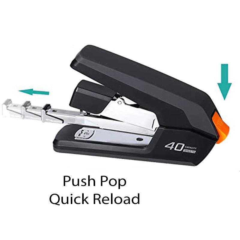 One Finger Push Effortless Heavy Duty Paper Stapler