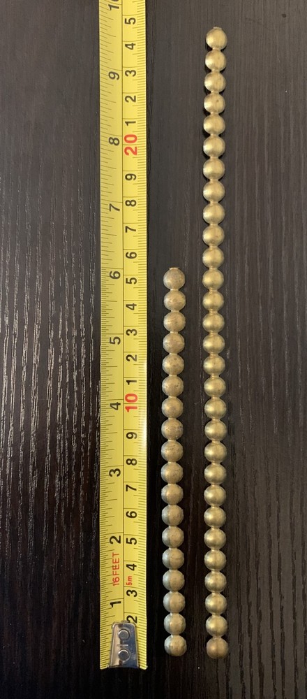 Brass Bead Stamping 10" Long and 6" Long Beading, Quantity Discounts