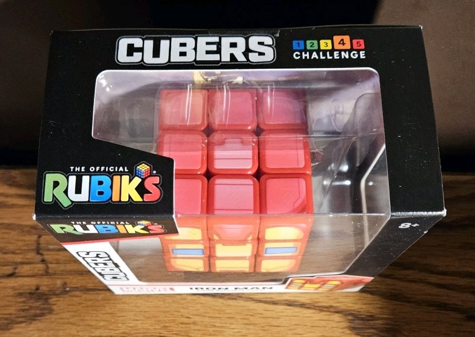 Rubik’s Cube Marvel Iron Man Cuber Solvable Puzzle Rubik's Cube With Stand