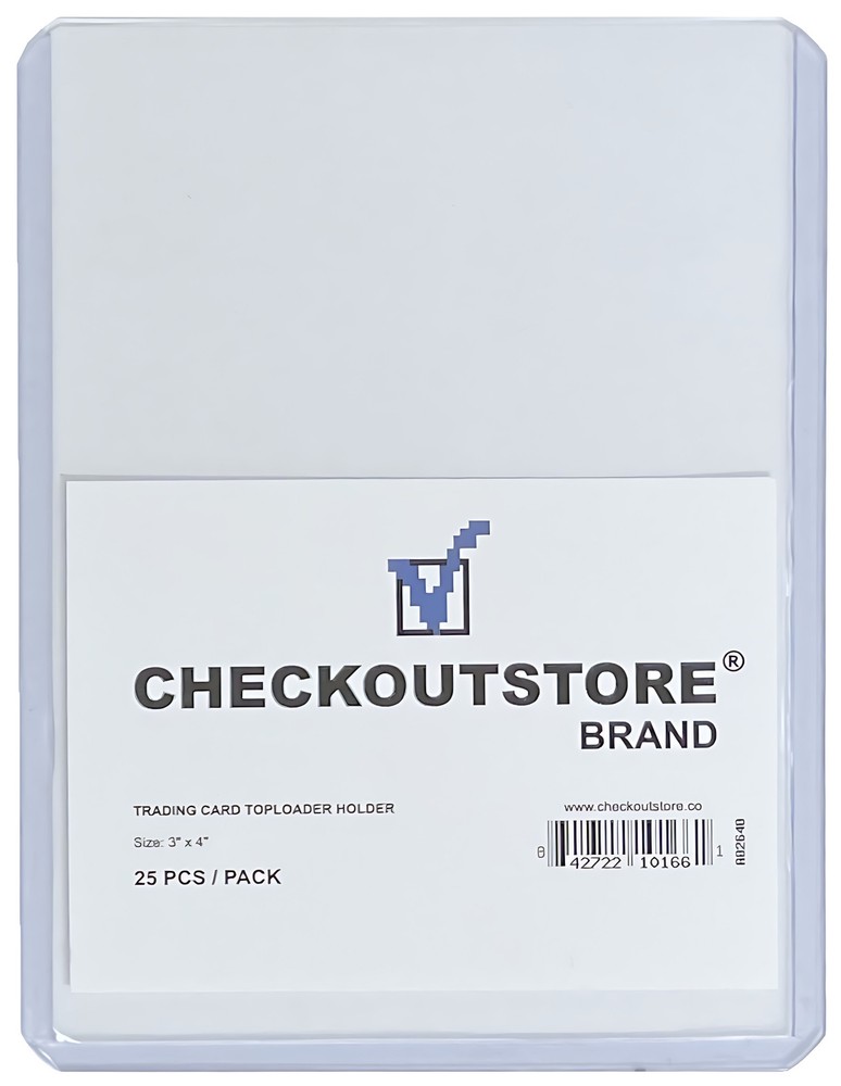 25 CheckOutStore Clear Protective Toploader Card Protector (3 x 4 in) **1-3 DAYS